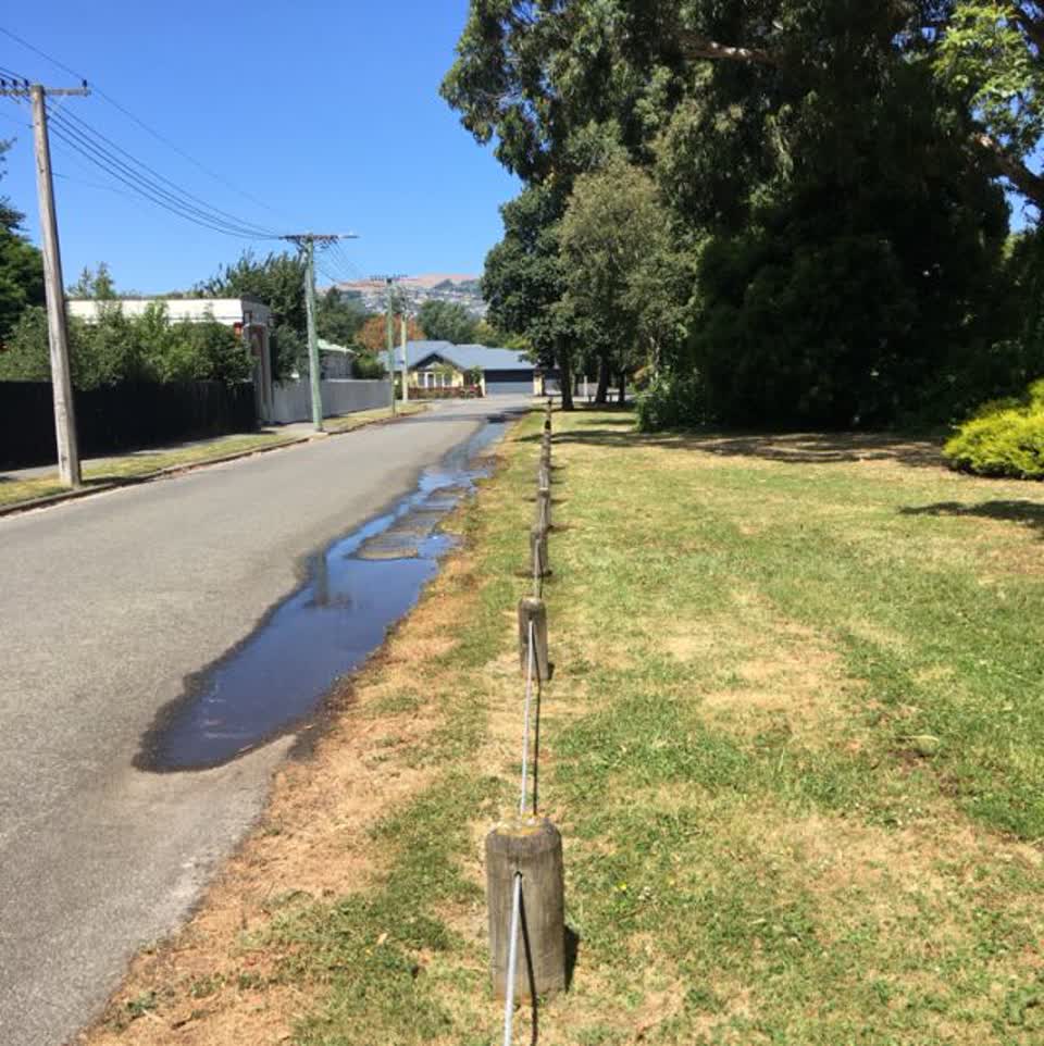 The photograph attached to this water supply report