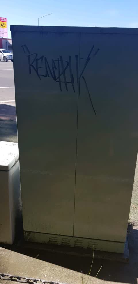 Graffiti, a report photo