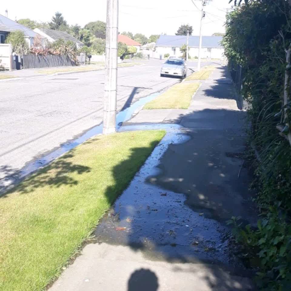 The photograph attached to this water supply report