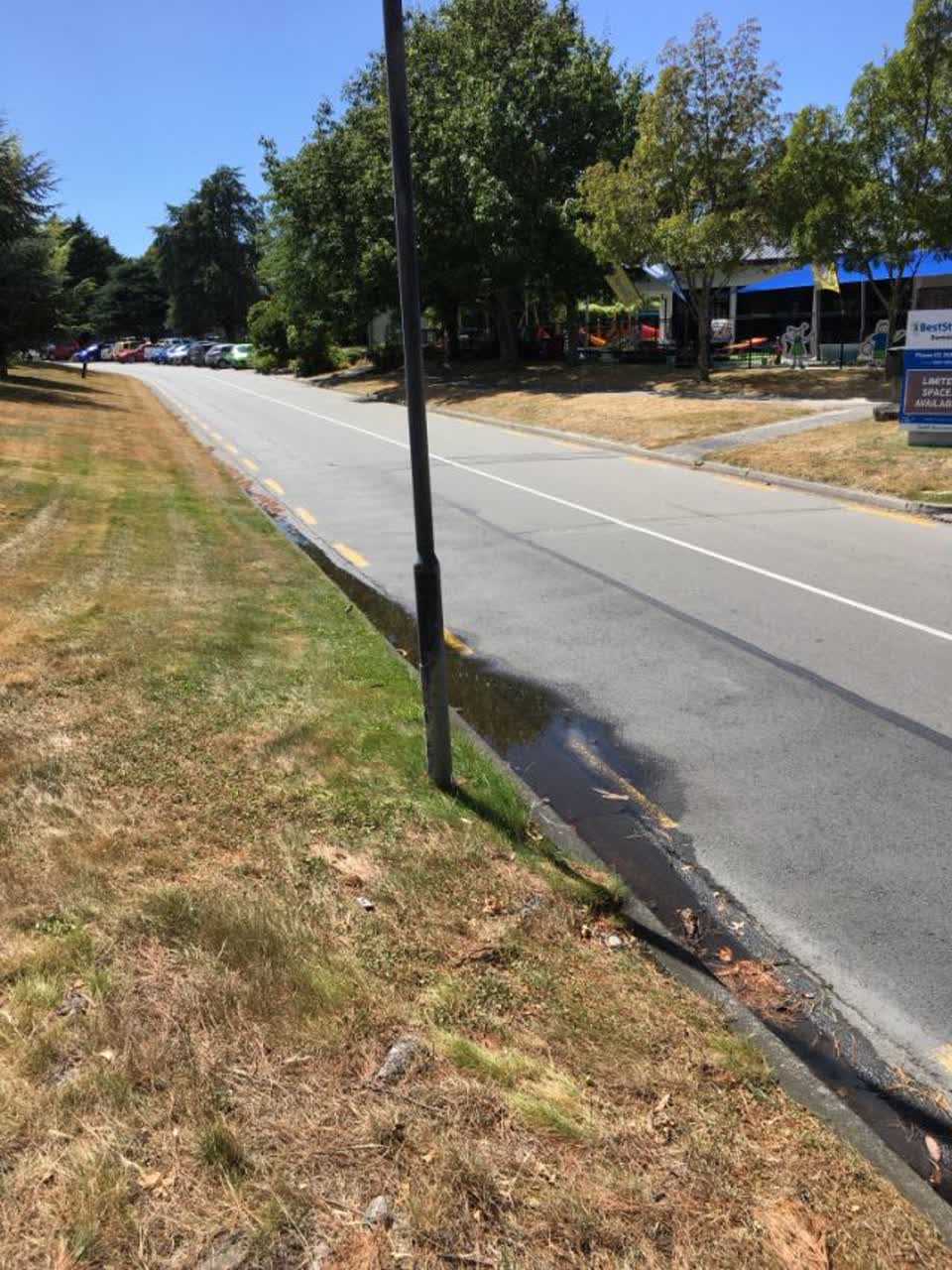 The photograph attached to this water supply report