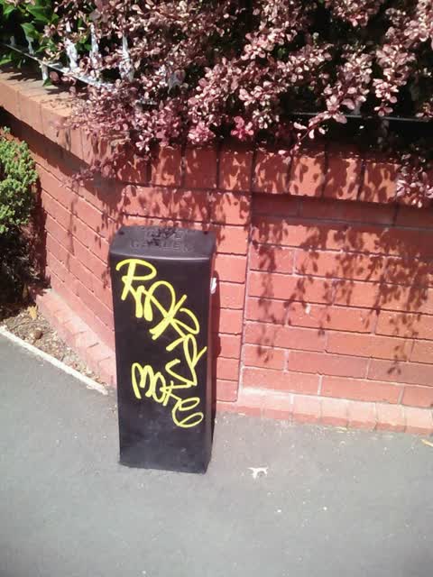 Graffiti, a report photo