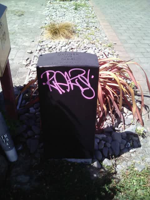 Graffiti, a report photo