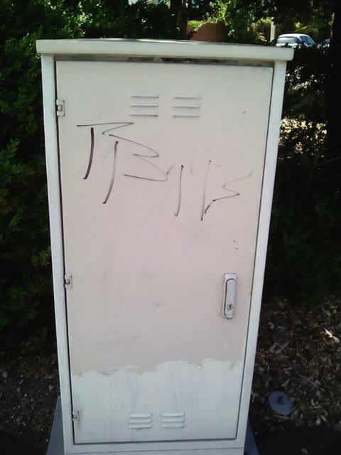 Graffiti, a report photo