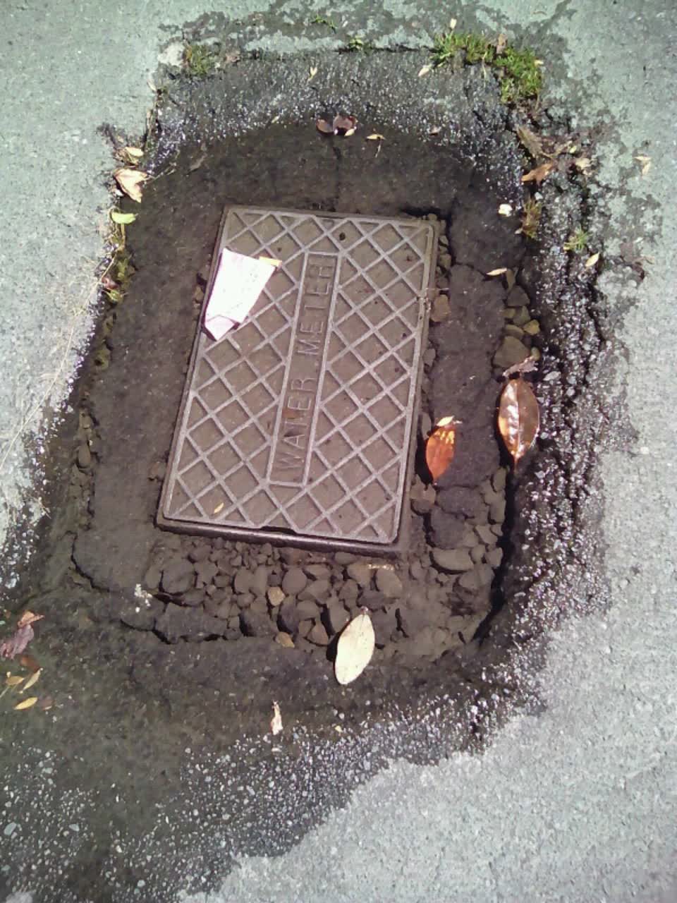 The photograph attached to this water supply report