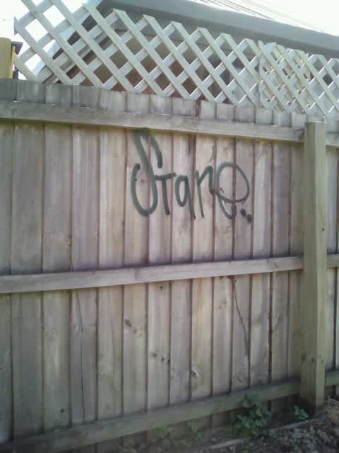 Graffiti, a report photo