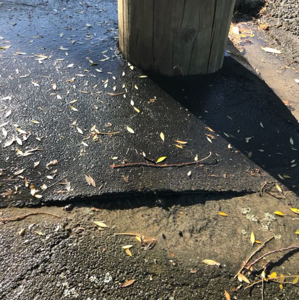 The photograph attached to this water supply report