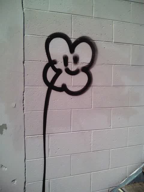 Graffiti, a report photo