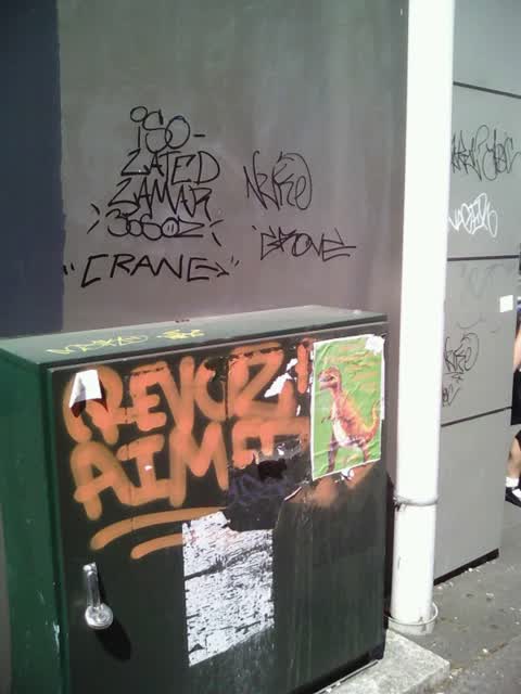 Graffiti, a report photo