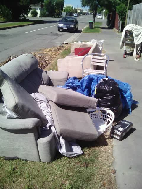 Rubbish/Recycling, a report photo