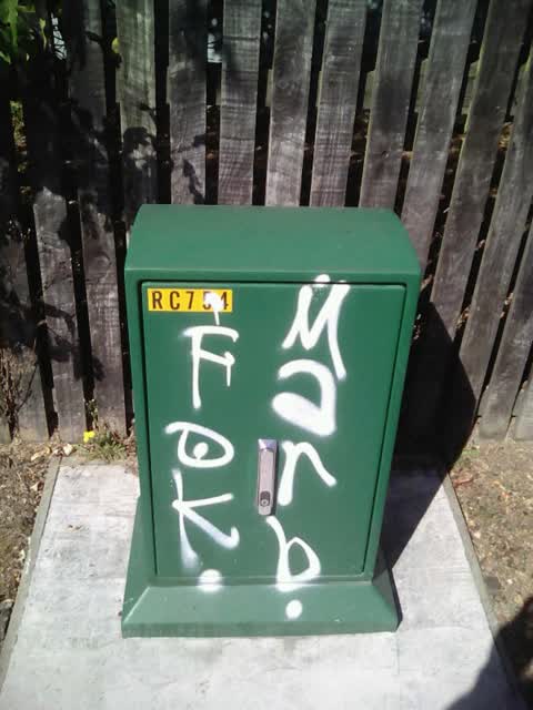Graffiti, a report photo