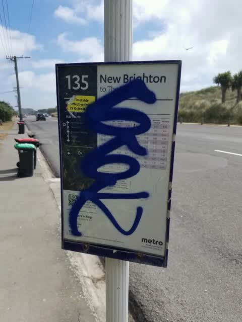 Graffiti, a report photo
