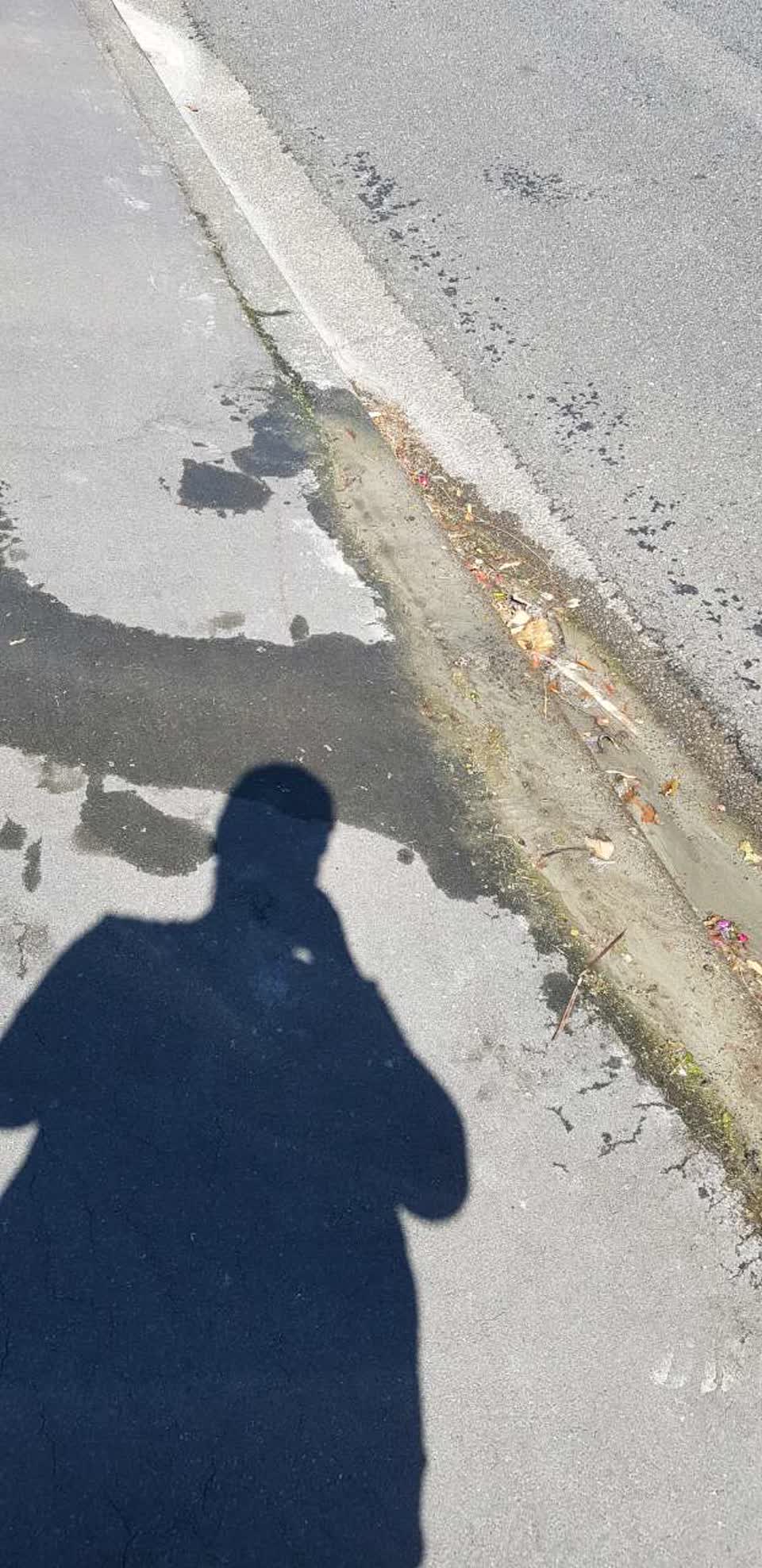 The photograph attached to this flooding report