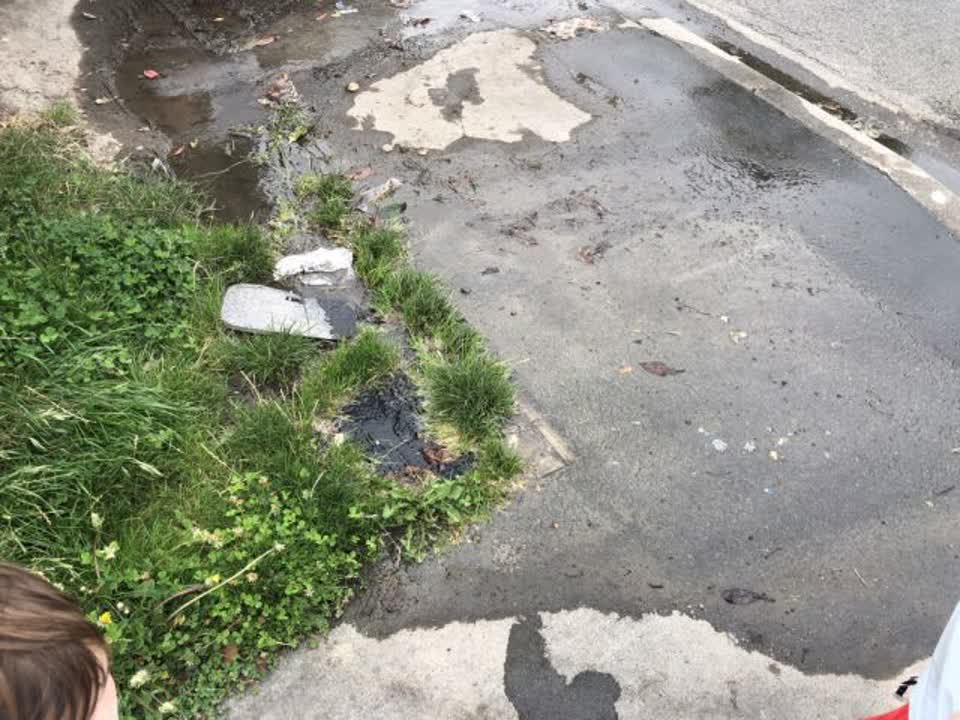 The photograph attached to this water supply report