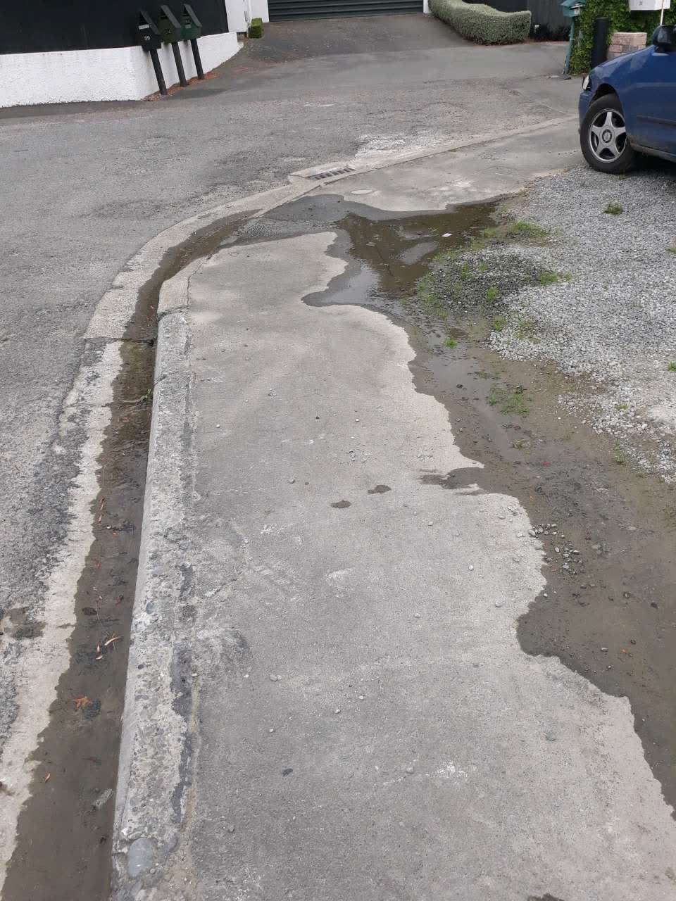 The photograph attached to this water supply report