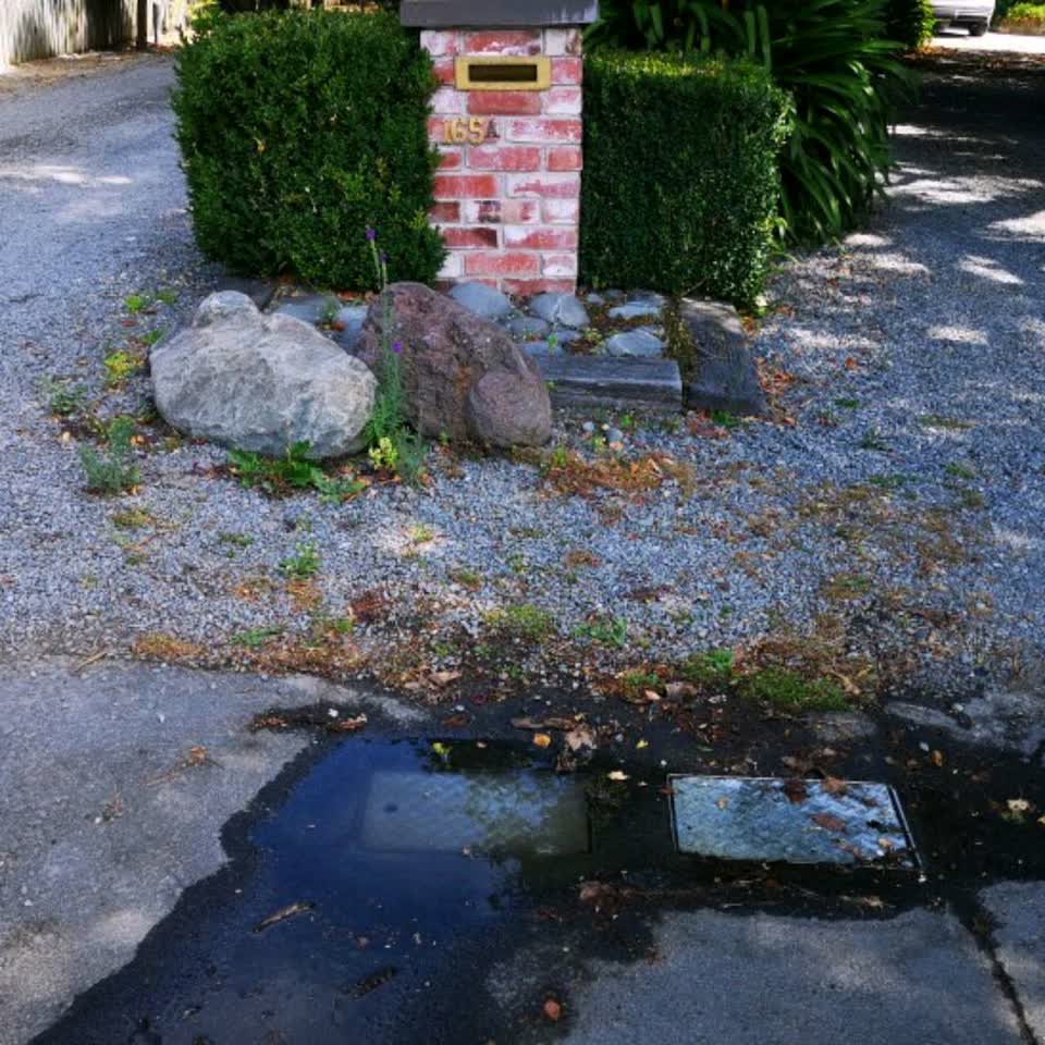 The photograph attached to this water supply report