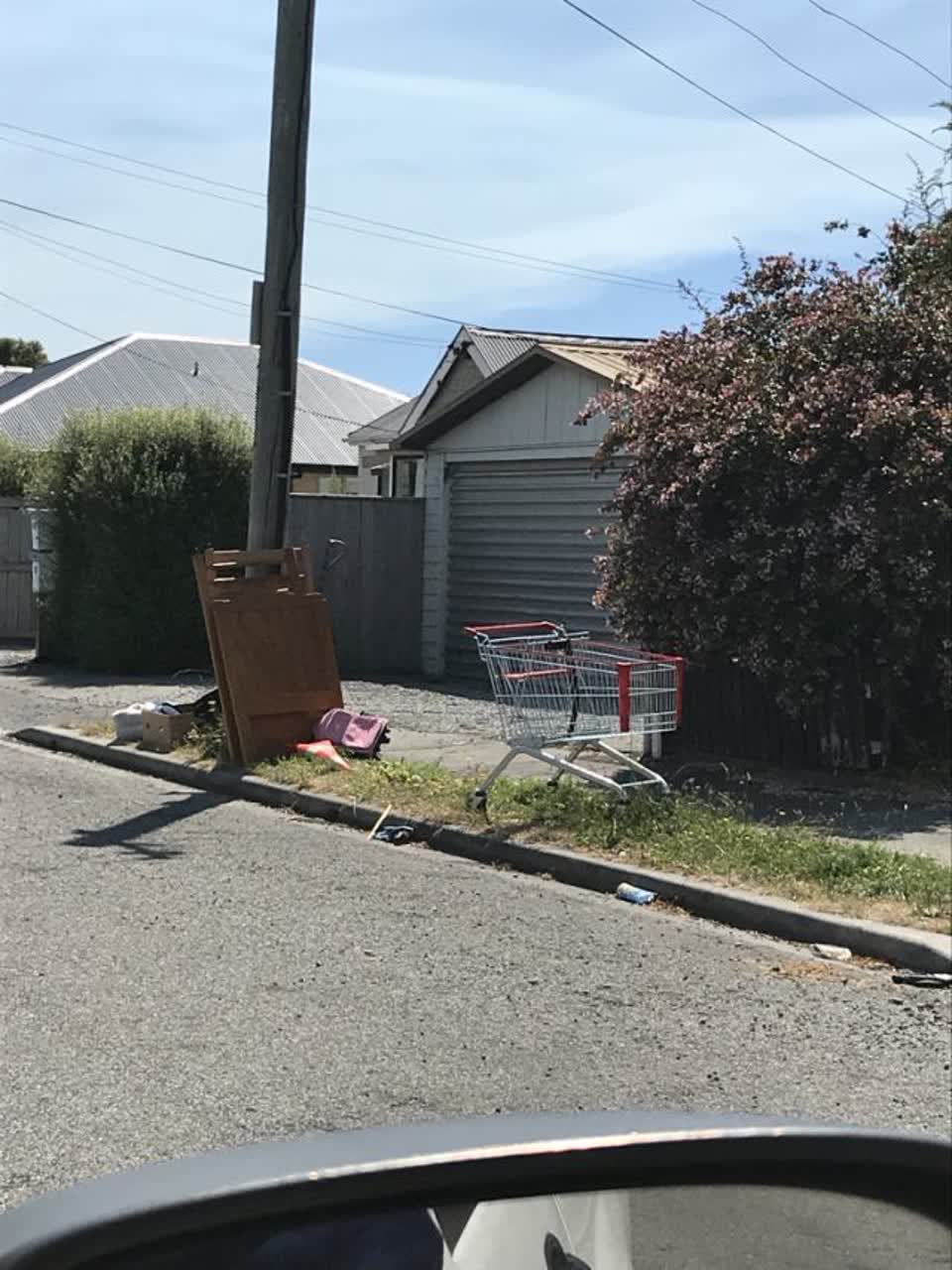The photograph attached to this rubbish/recycling report