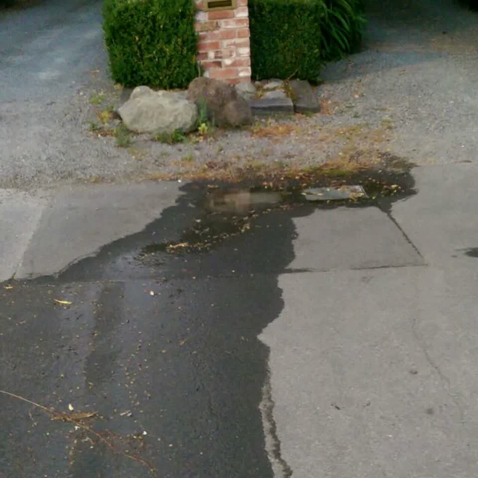 The photograph attached to this water supply report