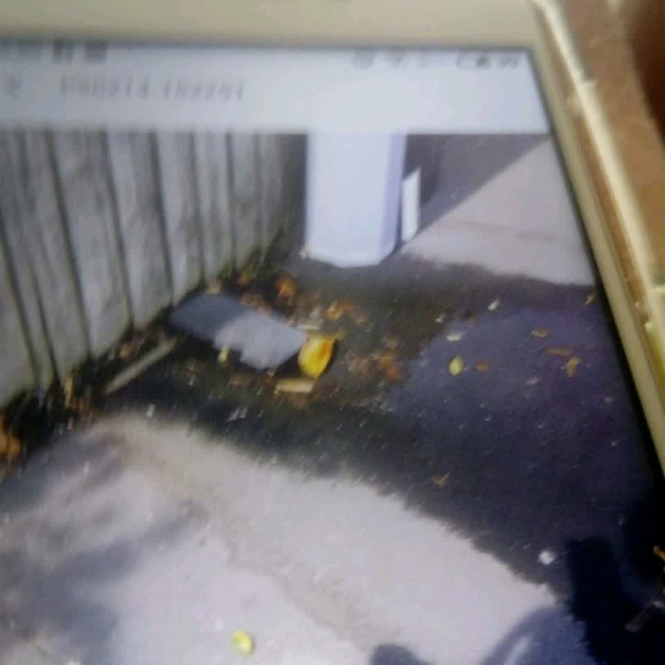 The photograph attached to this flooding report