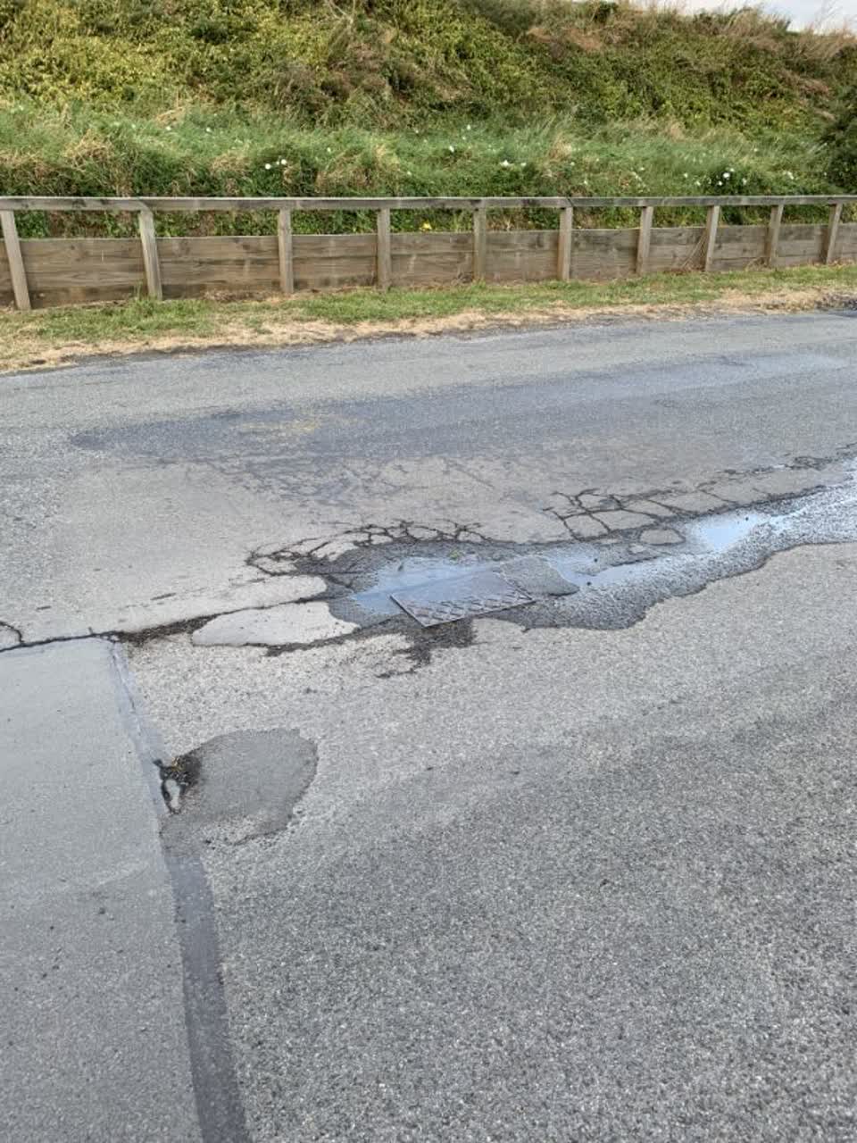 The photograph attached to this water supply report