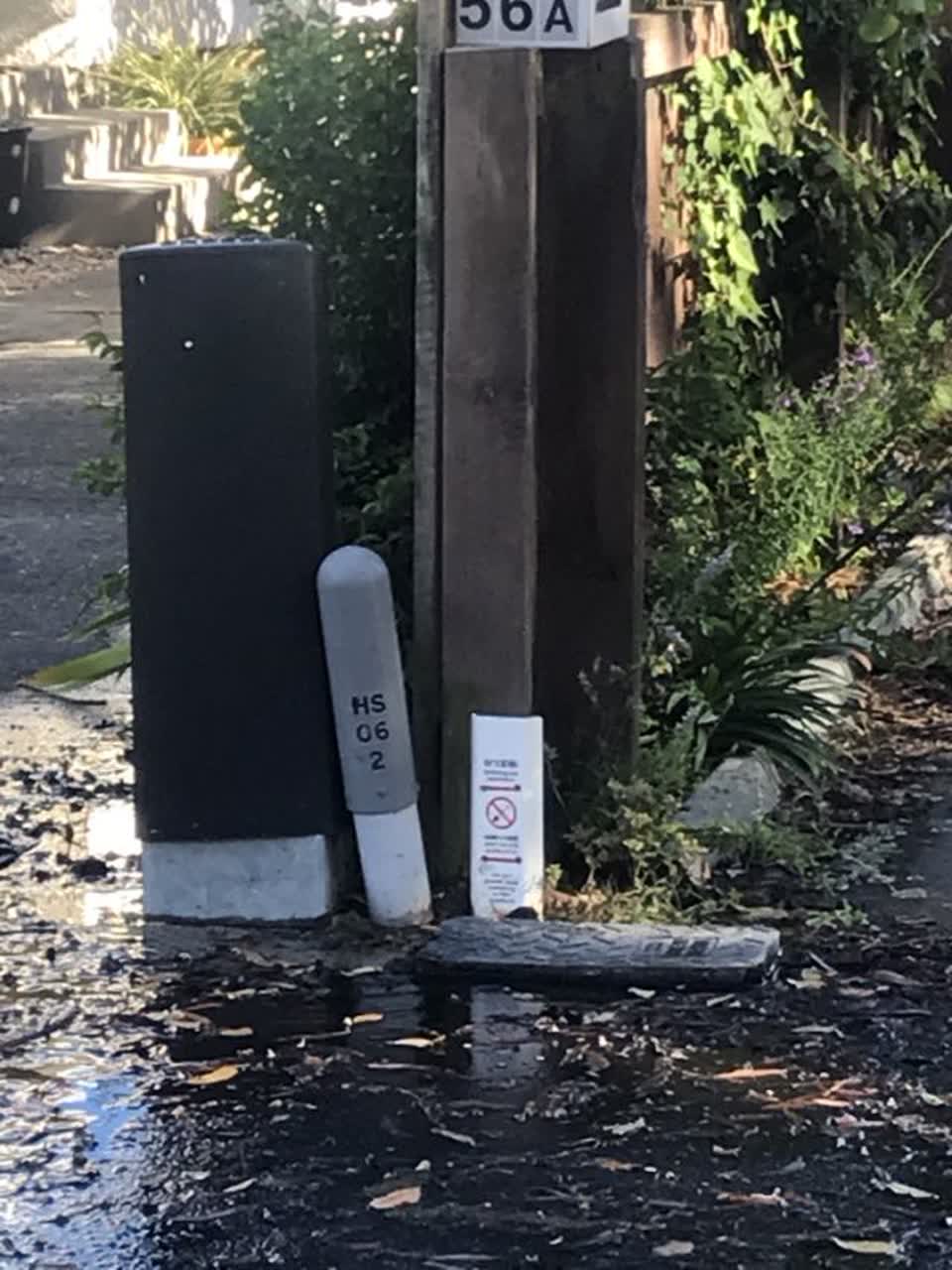 The photograph attached to this wastewater/stormwater report