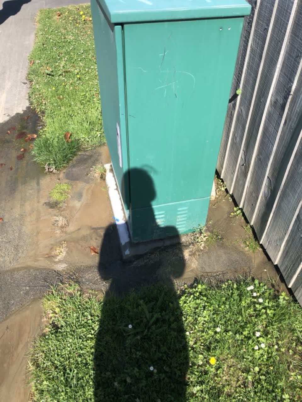 The photograph attached to this flooding report