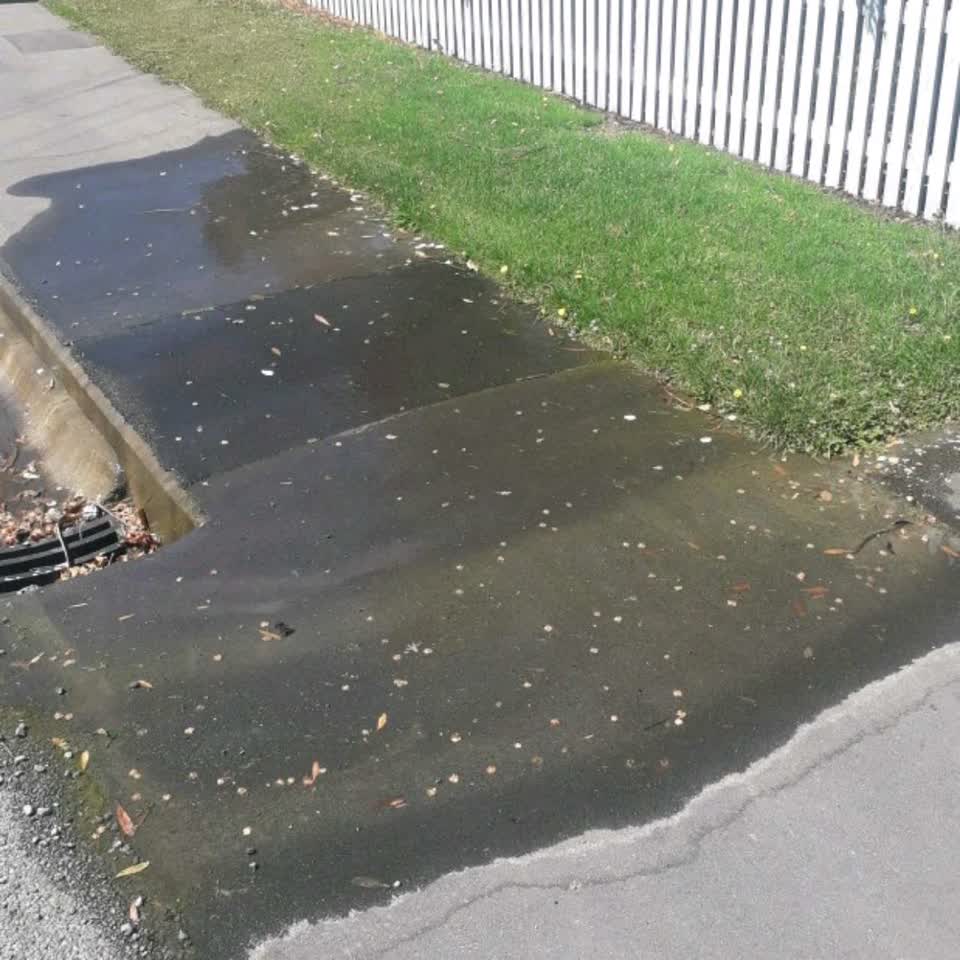 The photograph attached to this wastewater/stormwater report