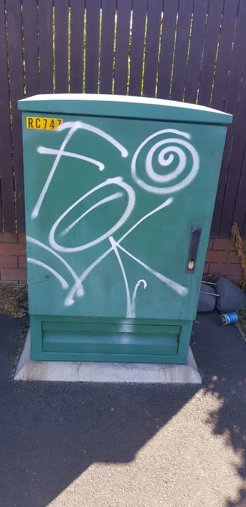 Graffiti, a report photo