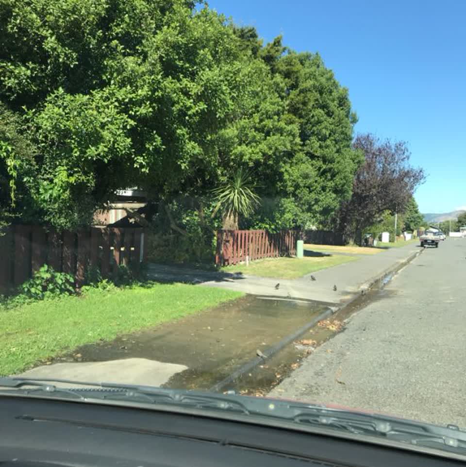 The photograph attached to this wastewater/stormwater report