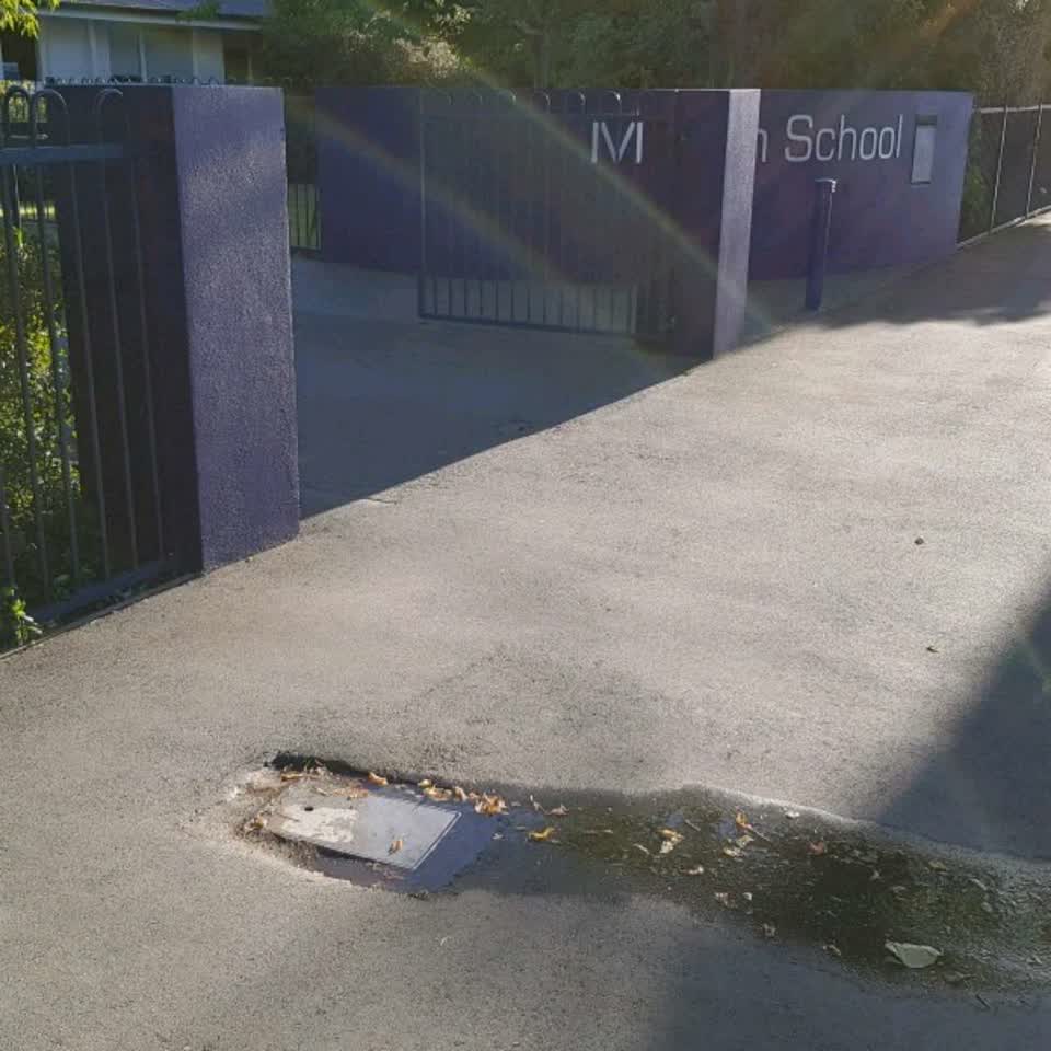 The photograph attached to this water supply report