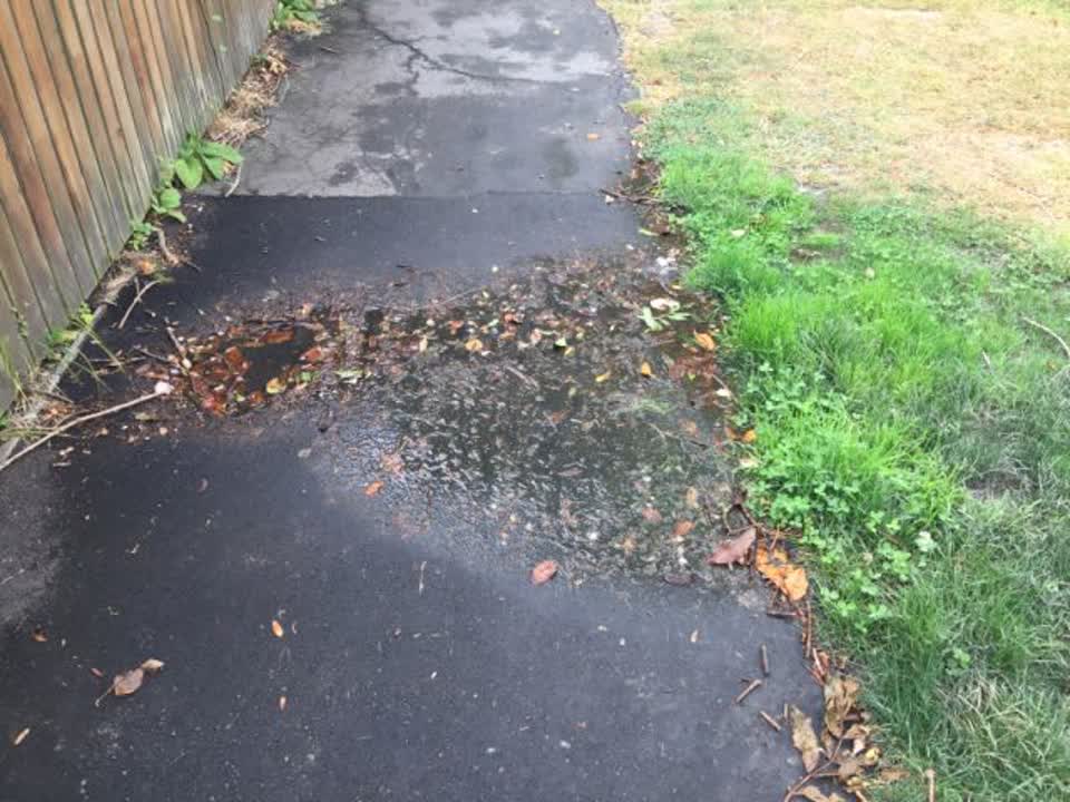 The photograph attached to this water supply report