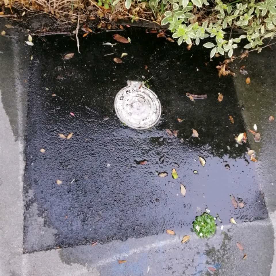 The photograph attached to this flooding report