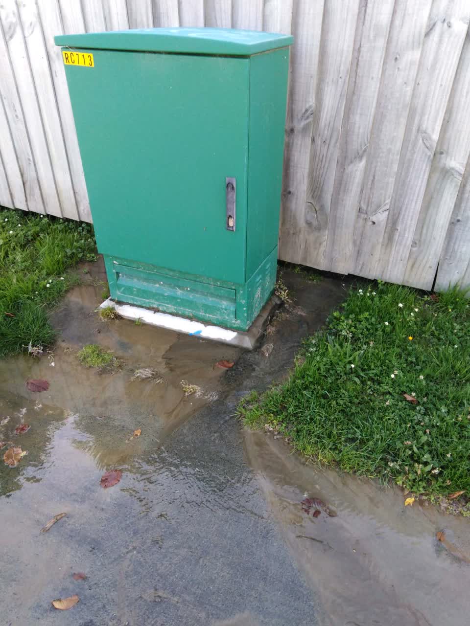 The photograph attached to this water supply report