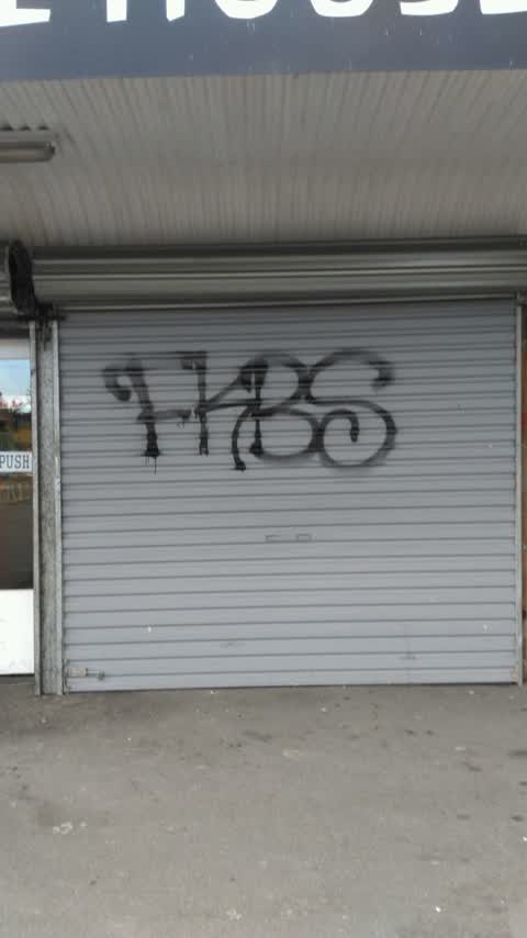 Graffiti, a report photo