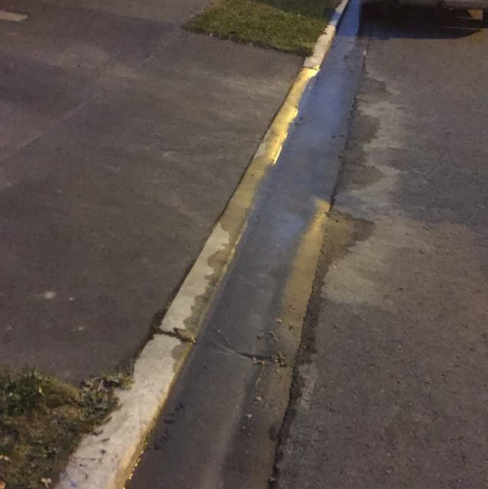 The photograph attached to this water supply report