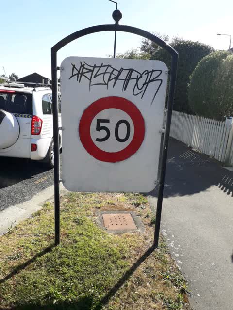 Graffiti, a report photo
