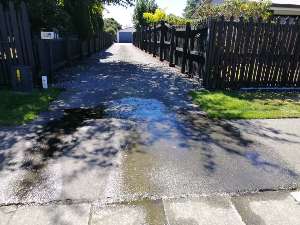 The photograph attached to this water supply report