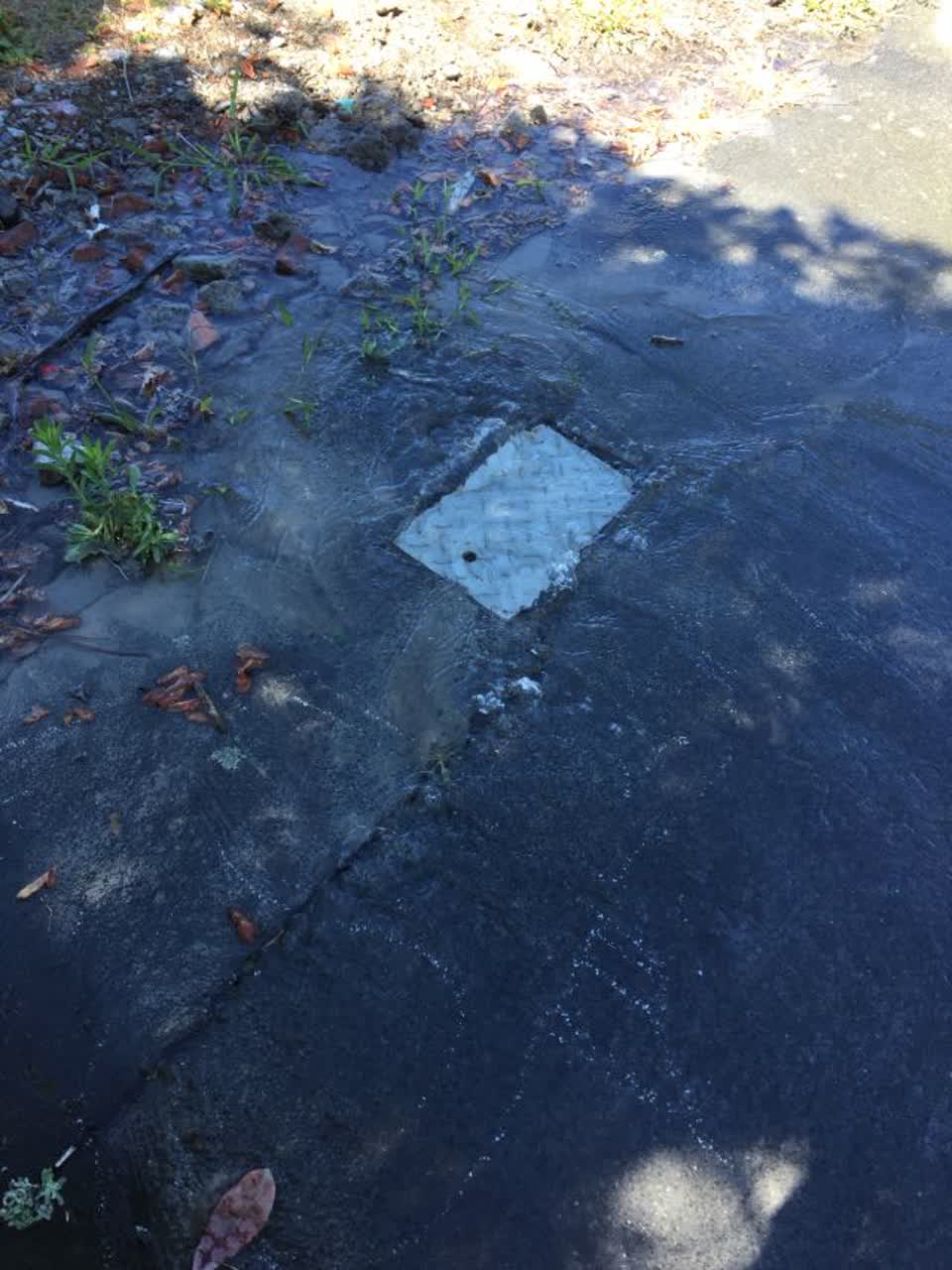 The photograph attached to this water supply report