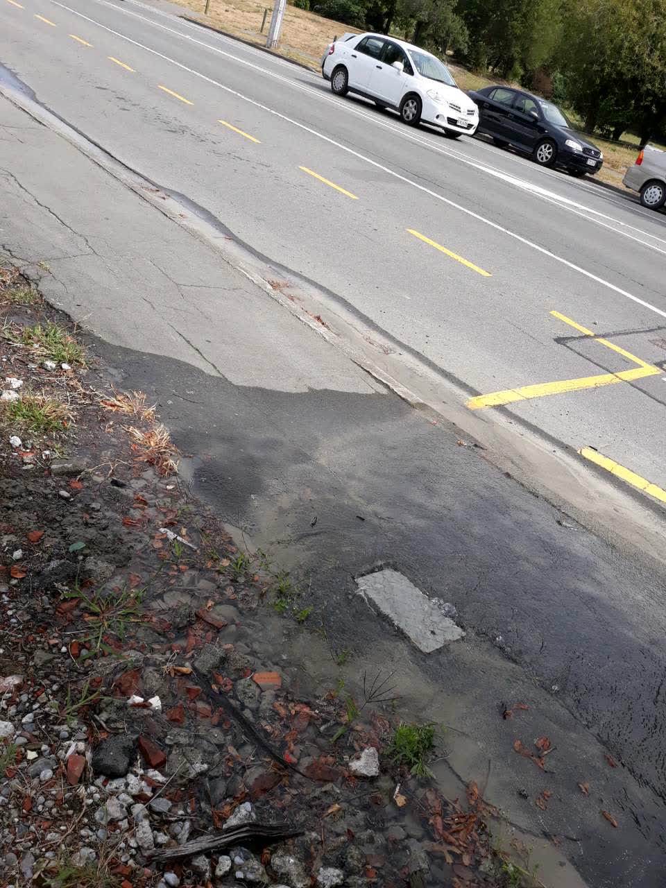 The photograph attached to this water supply report