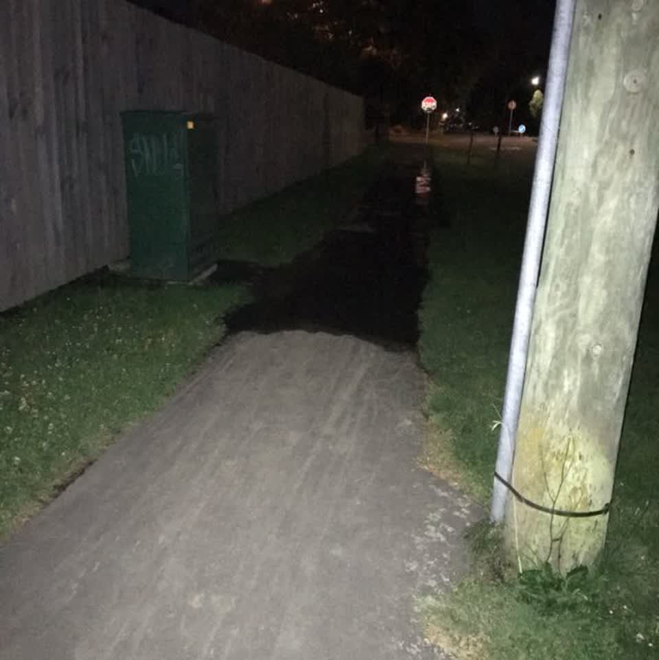 The photograph attached to this water supply report