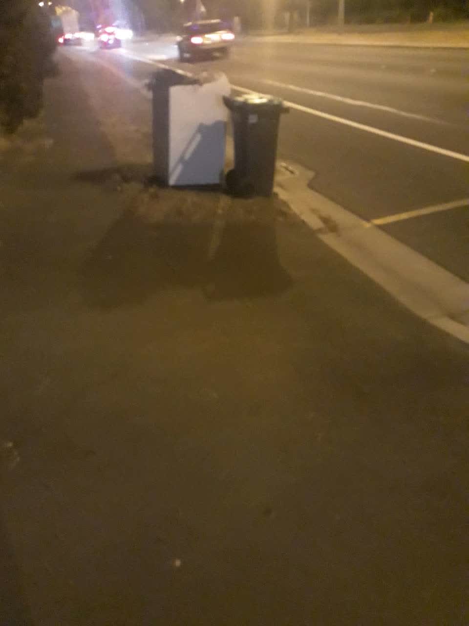The photograph attached to this rubbish/recycling report