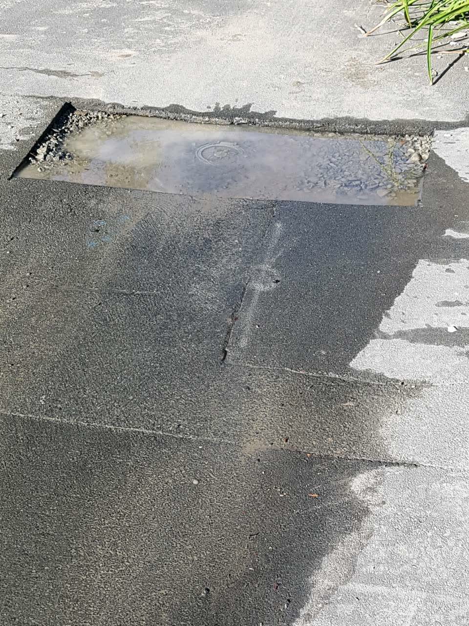 The photograph attached to this water supply report