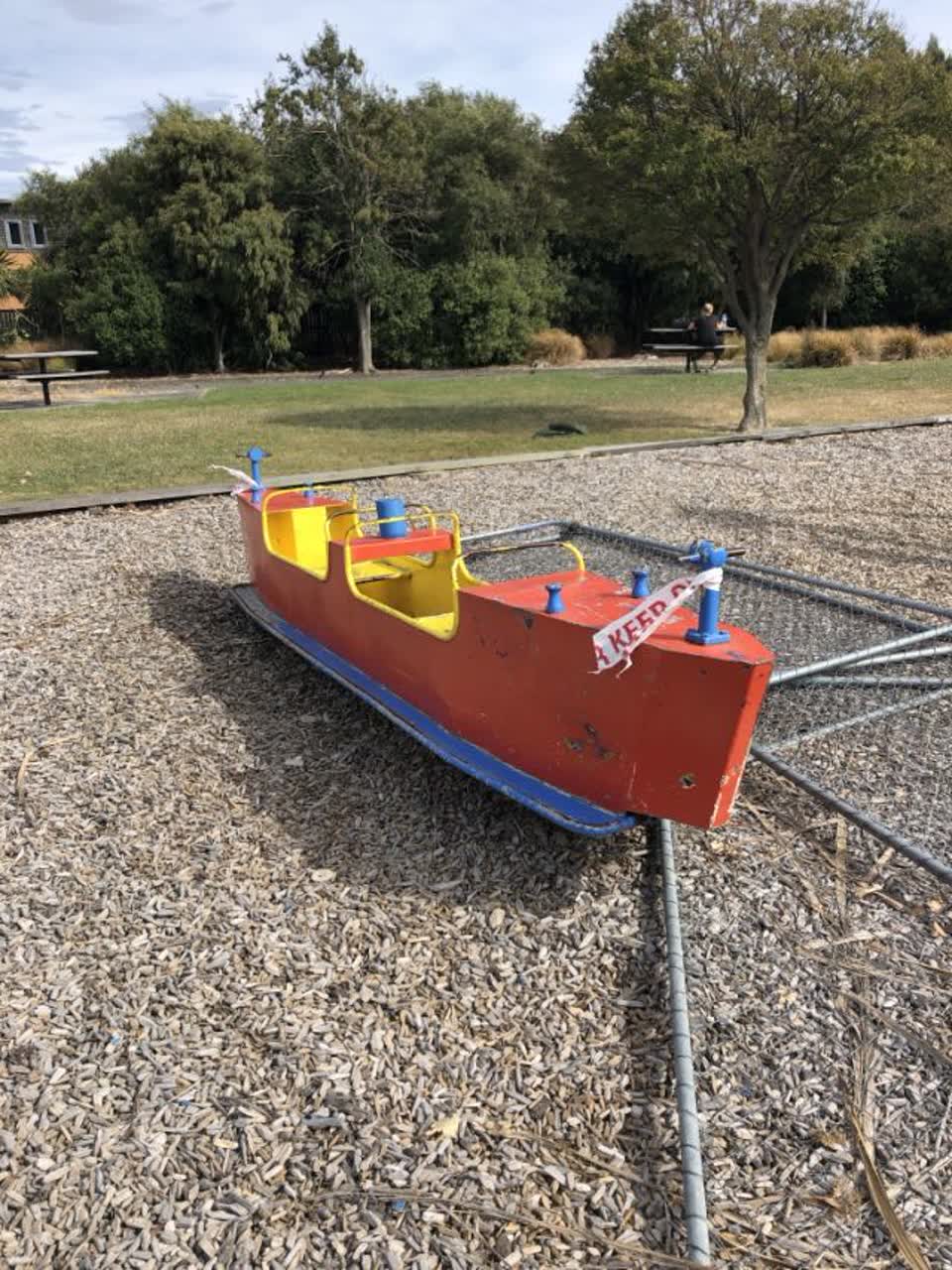 The photograph attached to this parks report