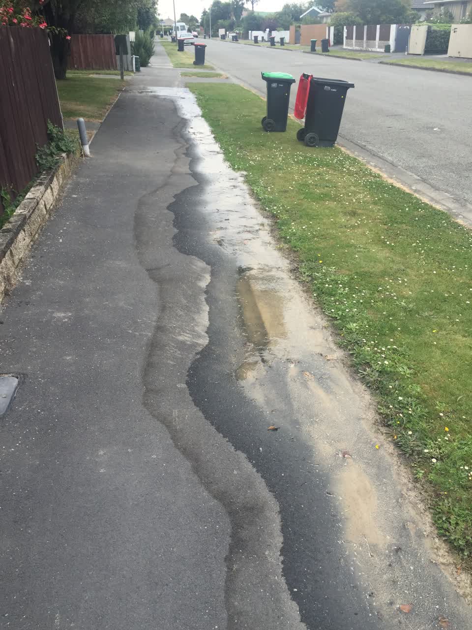 The photograph attached to this water supply report