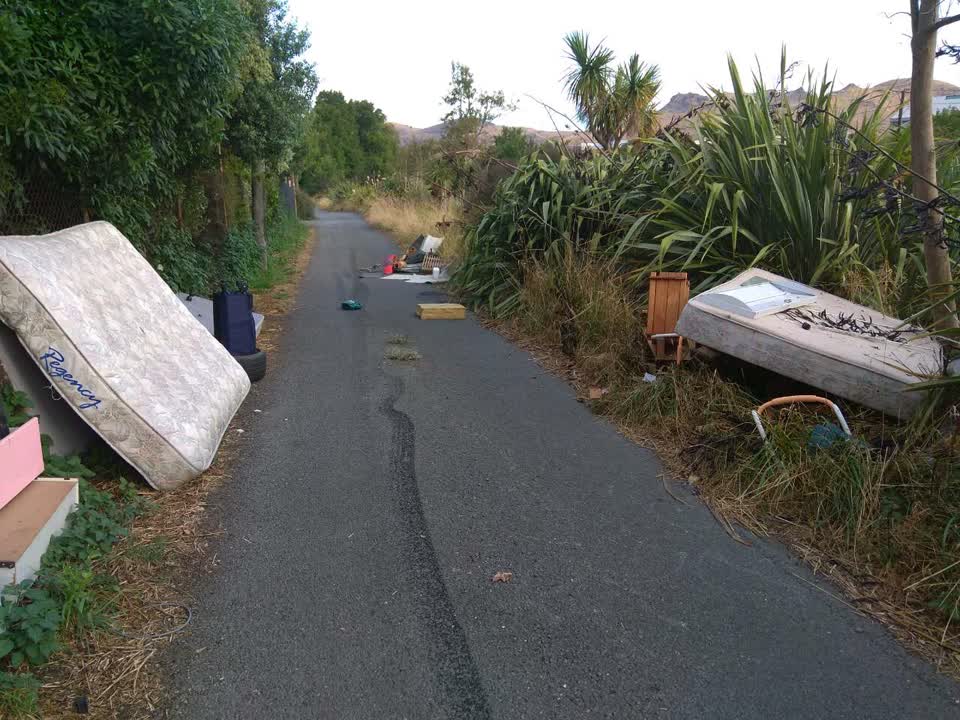 The photograph attached to this rubbish/recycling report