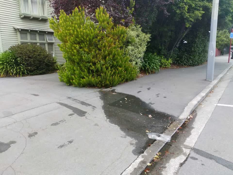 The photograph attached to this water supply report