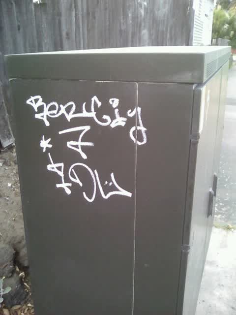 Graffiti, a report photo