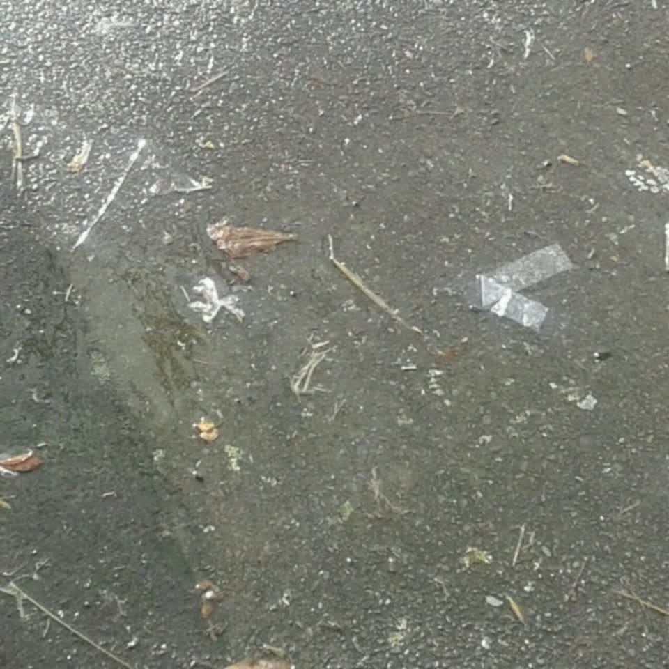 The photograph attached to this wastewater/stormwater report