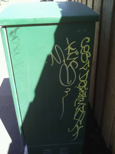Graffiti, a report photo