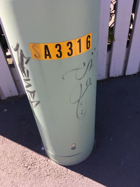 Graffiti, a report photo