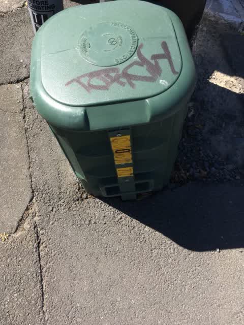 Graffiti, a report photo